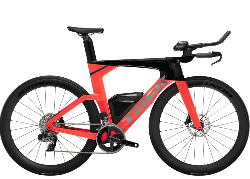 Trek Speed Concept SLR 6 eTap AXS Time Trial/Triathlon Road Bike 2024 in Radioactive Coral/Black